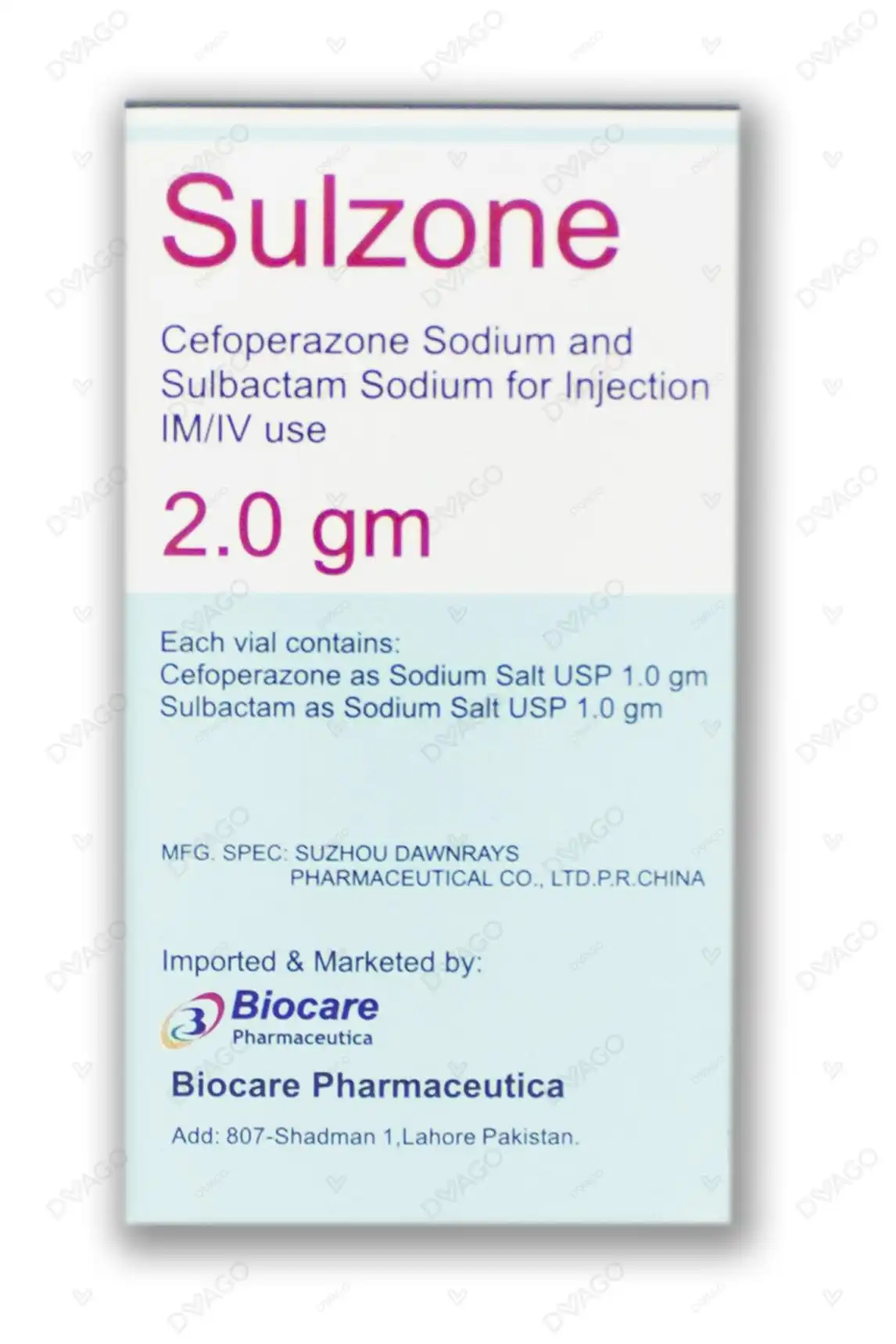 Sulzone Injection 2g